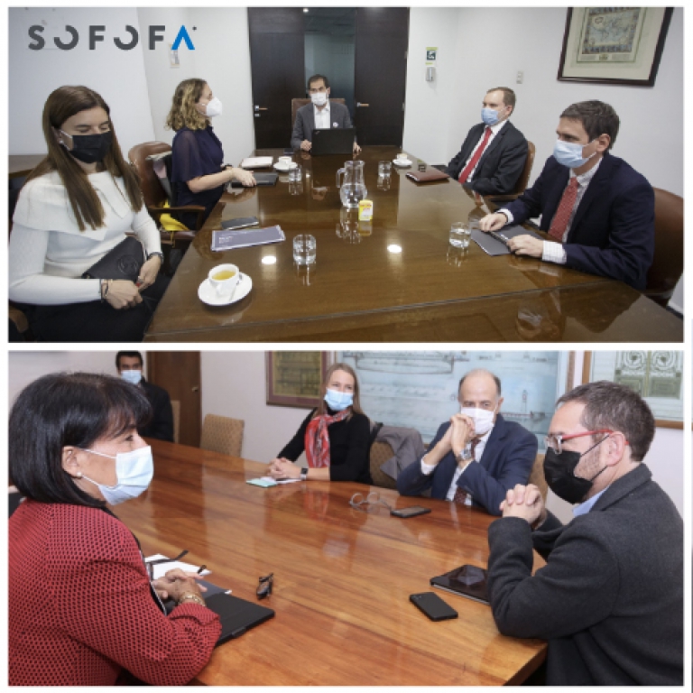 SOFOFA se reúne con los ministros de Economía y Obras Públicas