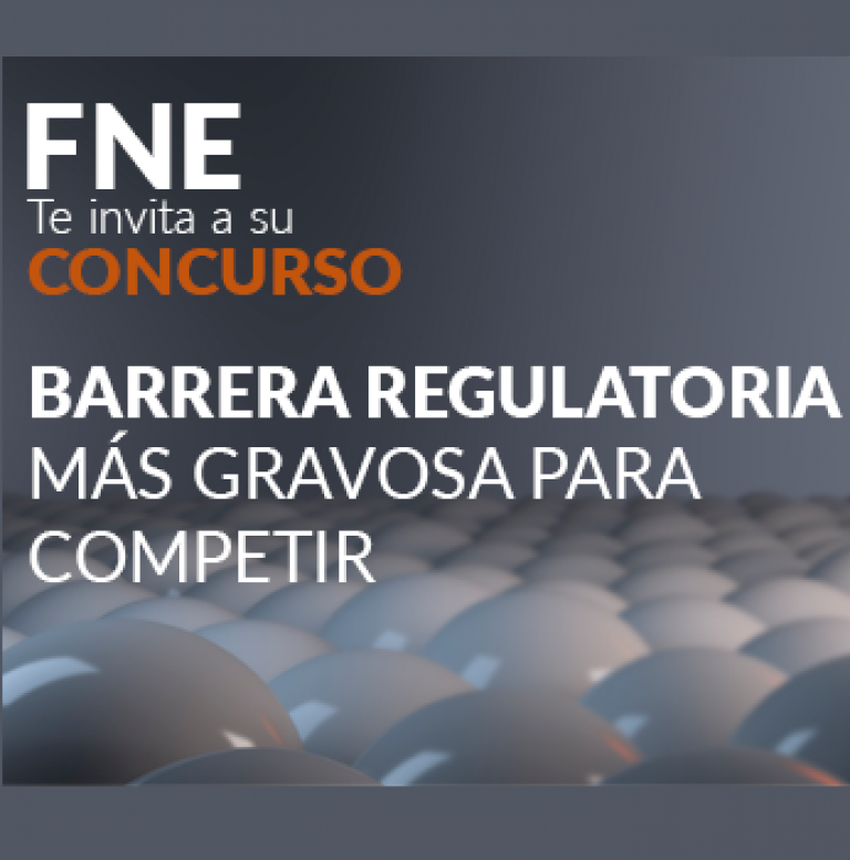 FNE te invita a su concurso: Barrera Regulatoria más gravosa para competir