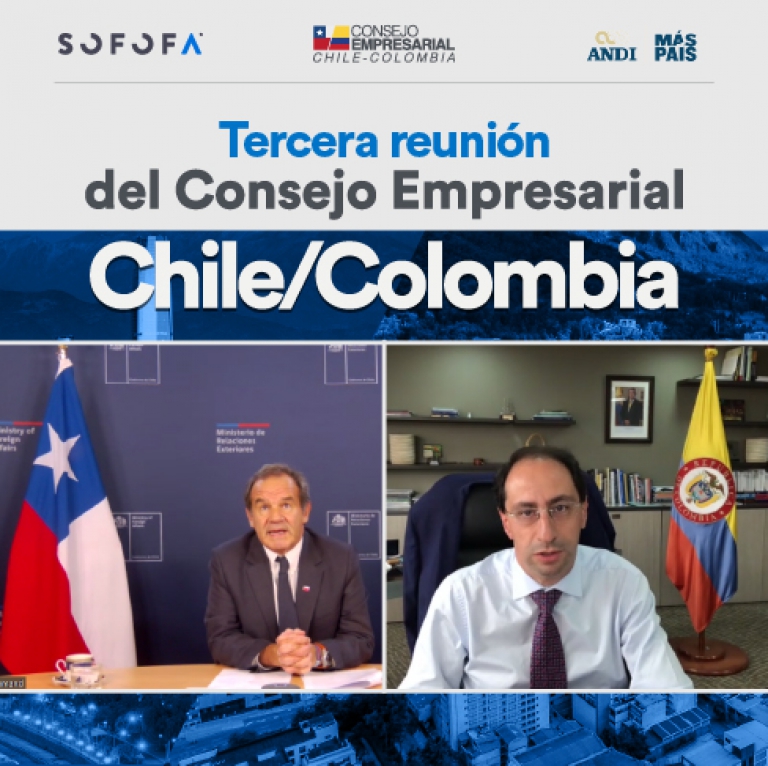Consejo Empresarial Chile – Colombia abordó acciones que deben desarrollar las empresas para apoyar la recuperación económica post Covid-19